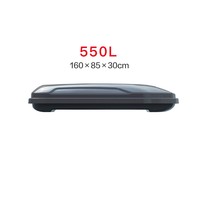 Boîte de toit de voiture universelle 550L, boîte de rangement de toit de voiture mince