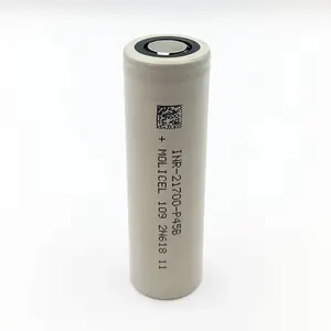 Batería de Iones de Litio Molicel INR21700 P45B 100% Original de Baja Temperatura, 21700 4500mAh 3.7V, Celdas de Batería de Iones de Litio Hechas en Taiwán - Product Image 2