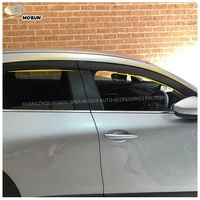 Visera de ventana PMMA de inyección para MAZDA 2019 + visera de ventilación Deflector de protección contra la lluvia cortavientos