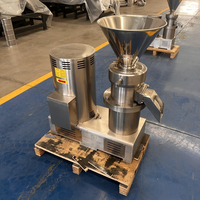 Fabriekslevering 30kg/uur Hazelnootpasta, pinda-, cashew- en macadamia-notenboter verwerkingsmachine met lage prijs