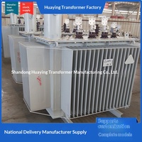 Transformateur de distribution d'électricité triphasé immergé dans l'huile à double enroulement 630 KVA/10 KV S11 Shandong Power
