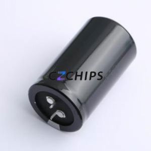 Condensateur électrolytique en aluminium à encliquetage DL80VS15000M35*60 VS, composant traversant THT, D35xL60mm 15000uF 20% 80V 10mm - Product Image 2