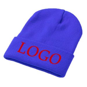 Gorros de lana personalizados de 5 paneles al por mayor con LOGO, gorros de punto personalizados para hombres y mujeres - Product Image 3