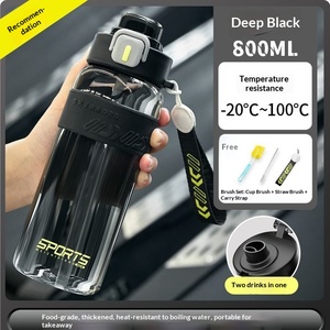 Botella de Agua Deportiva para Niños, Nueva, Portátil, Resistente a Altas Temperaturas, para Fitness, Estudiantes, Actividades al Aire Libre, Gran Capacidad, Escuela, Gimnasio, Viajes - Product Image 6