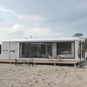 プレハブカプセルハウス2ベッドルームスペースハウススチールモバイルヴィラプレハブハウスキッチン & バスルーム付き - Product Image 1