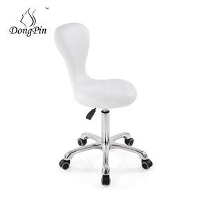 Taburete de salón ergonómico, silla de spa, masaje y oficina médica con ruedas giratorias y respaldo - Product Image 2