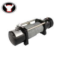 Treuil électrique à câble métallique 12V/24V, treuil de voiture 3000lbs, treuil électrique 12000lbs