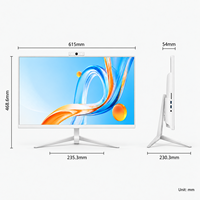 Nouvel Ordinateur de Bureau Tout-en-un Intel Core i3 100U 2026 Monobloc PC Moniteur LCD 16:9 Graphiques Intégrés SSD pour Bureau à Domicile