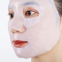 Masque en feuille de bio-cellulose naturelle, masque facial fermenté à la noix de coco, emballage stérilisé, certifié MSDS, vente en gros, formes personnalisées ODM