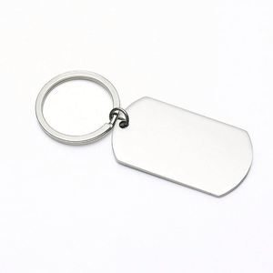 Factory Wholesale Custom Logo Blank Metal Round Laser Key Chain Stainless Steel Blank Engraving Keychain Keyring with logo - Product Image 6