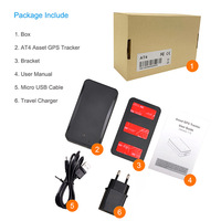 Concox AT4 Installation Gratuite Étanche IPX5 Jimi GT370 Traceur GPS Magnétique Sans Fil pour Voiture avec Alerte Anti-Manipulation