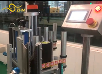 Línea de producción de embalaje Etiquetadora automática Cabezales de máquina de etiquetado simple