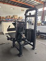 Machine Combinée Commerciale de Musculation pour Extensions et Flexions Assises des Jambes et Biceps – Équipement de Fitness Tout-en-un en Acier