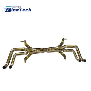 ระบบท่อไอเสียไทเทเนียมแบบ Catback สำหรับ Audi R8 V10 5.2L เพิ่มประสิทธิภาพ - Product Image 1