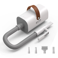 Kit de toilettage pour animaux de compagnie professionnel 7 en 1 avec aspirateur puissant, kit de nettoyage pour chiens et chats