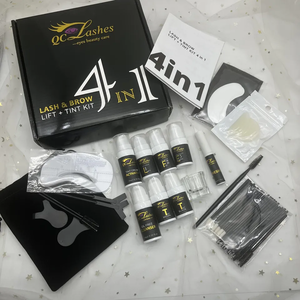 Kit de levantamiento de pestañas DIY de etiqueta privada, rizador de pestañas natural de larga duración, kit de laminación de cejas, cuidado posterior, juego de tinte de cejas - Product Image 4