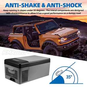 Refrigerador para Auto de 15L-55L, Enfriador Portátil para Verano, Congelador para Auto con Compresor de 12V/24V 70W para Hogar, Viajes y Camping, 220V - Product Image 6