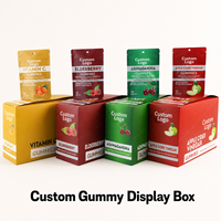 Caja de Exhibición Personalizada de Lujo para Barras de Chocolate con Forma de Hongo, Caja de Cartón para Venta al por Menor con Logotipo Impreso en UV