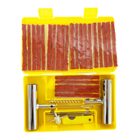 Kit de réparation de pneus de voiture 12, 28, 33 ou 58 pièces – Ensemble d'outils portables d'urgence pour le réparation des crevaisons en voyage