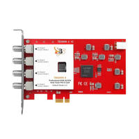 Catvscope TBS6909-X V2 DVB-S2X Tarjeta Sintonizadora PCIe de 8 Canales, Receptor de Satélite Digital, Tarjeta de Transmisión IPTV FTA
