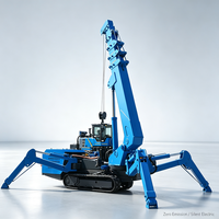 Grue araignée électrique robuste à batterie pour l'installation en intérieur dans les musées et la rénovation de bâtiments à faible bruit