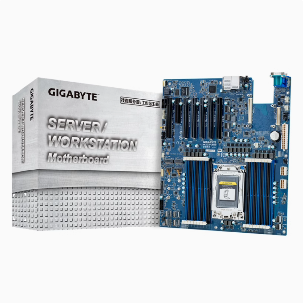Gigabyte MZ33-AR0 ATX Single Server Motherboard AMD Chipset 400W Double DDR4 Integrated SATA 128GB New
