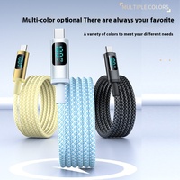 Cable PD de carga rápida Dual tipo C de 100W, Cable DE DATOS DE PANTALLA Digital para Apple iPad 15, cargador de tableta, cámara de aluminio, ordenador