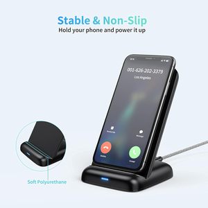 <span class=keywords><strong>Cargador</strong></span> Inalámbrico PowerLot Certificado de 10W QC3.0 Tipo-C con 3 Bobinas 9V/1.67A Material ABS para S10 <span class=keywords><strong>Note</strong></span> <span class=keywords><strong>10</strong></span> 11 Pro/Pro Max - Product Image 4