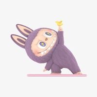 Figurines originales LABUBU Lazy Yoga Series, les monstres, boîte mystère aveugle, design aléatoire, figurines d'action, jouets de collection, cadeaux