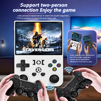 Console de jeu R36 PRO Écran IPS 3,5 pouces 64 Go 18000+ jeux intégrés RK3326 Double joystick avec éclairage RVB Batterie 4000 mAh