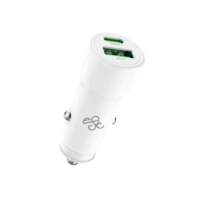 Adaptador de cargador de coche Carga rápida Calidad CE real Usb y Usb C Multi Puerto Luz LED Cargadores de coche para teléfono Cargador de coche