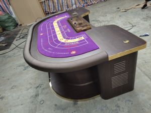 Table de Craps carrée de table de poker de jeu de luxe de casino de 10 places à vendre - Product Image 4