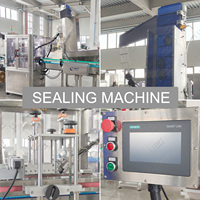 Machine de remplissage de bouteilles en plastique LWT 3000 BPH pour frites et snacks en bâtonnets, ligne de remplissage universelle avec table de collecte