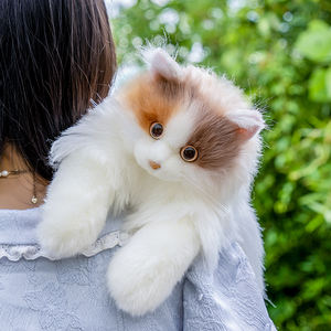 Zaino 3D a Forma di Gatto Calico Kawaii DUPAN, Materiale Morbido in Peluche, Giocattolo Antistress Realistico - Product Image 4