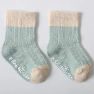 Милый свитер для мальчиков и девочек Нескользящие носки, детские носки для детей от 0 до 12 месяцев