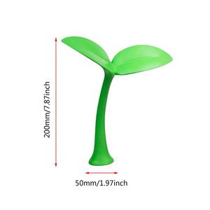 UnUniversal Lovely Creative Green Plants 3D Car roof Grass germogli di soia adesivi per auto piccolo albero alberello alberello auto esterno Sti - Product Image 6