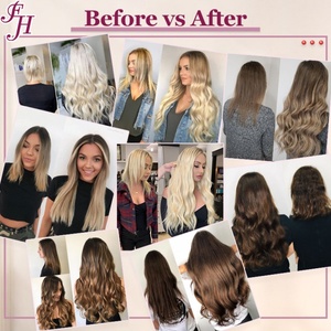 FH Usine Pas Cher Prix #7 Nail U Tip Kératine Extension de Cheveux 100% Cheveux Humains U Tip Hair - Product Image 6