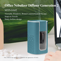 Diffuseur d'huiles essentielles ultrasonique sans eau rechargeable en aluminium, marque privée exclusive, haute qualité, vente chaude