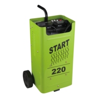 Cargador de Batería de Coche de 12V 24V, Arrancador de Batería con Capacidad de Alto Voltaje