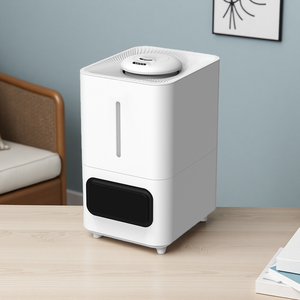 Humidificateur ultrasonique commercial à grande production de brume, capacité de 6 L, machine de rafraîchissement des fruits et légumes pour la chambre à coucher, le bureau, le sol - Product Image 1