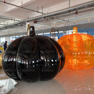 Citrouille gonflable géante d'Halloween, décoration effrayante pour la cour, la pelouse, le jardin, accessoires pour maison hantée |   Décorations <span class=keywords><strong>de</strong></span> vacances en plein air - Product Image 3