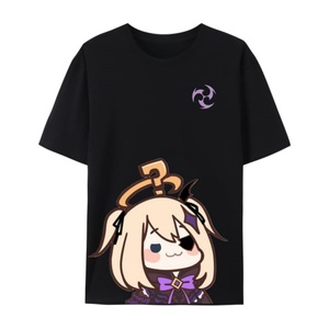 Camiseta Gráfica Personalizada de Paimon para Fanáticos de Element Print, Tejida, Corte Regular, Antiarrugas, Transpirable - Product Image 2