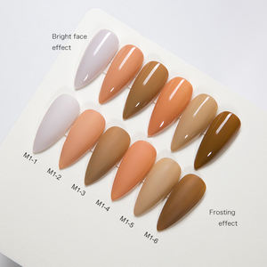 AILANUO - Set de Esmalte de Uñas en Gel UV de Invierno con Diseño Único, Colección de 6 Colores, Botella de 15 ml, Lámpara LED Gratis, Vegano, No Tóxico, Ecológico - Product Image 4