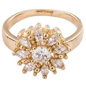 ดูไบล่าสุดที่เรียบง่ายแหวนนิ้วทองการออกแบบสำหรับสาวๆที่มีราคา
