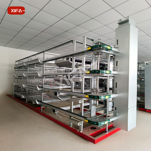 Nouveau poulailler automatique complet de type H/A, écologique, durable, <span class=keywords><strong>à</strong></span> prix compétitif, avec grand moteur, en acier Q235 de haute qualité - Product Image 1
