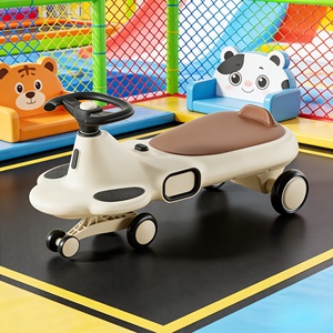 รถโยกเด็ก Wiggle Baby พร้อมไฟ LED ล้อพลาสติก PU ไฟกระพริบ รถของเล่นไฟฟ้าสี่ล้อสำหรับเด็กชายและเด็กหญิง - Product Image 2
