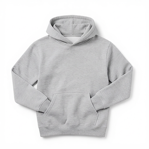 เสื้อฮู้ดดี้สีดำแบบยูนิเซ็กซ์ ทรงปกติ ผ้าฝ้าย 100% เหมาะสำหรับใส่ในฤดูหนาว มีกระเป๋า เอวยางยืด ประดับคริสตัล หนานุ่ม น้ำหนักมาก ด้านหน้า - Product Image 1
