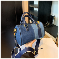 Ensemble de sacs à main pour femmes de luxe personnalisés, grande capacité, sac à bandoulière en jean pour femmes, sac à main en jean imperméable, sacs fourre-tout pour femmes