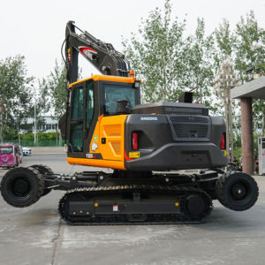 X120 escavatore cingolato dalla cina nuovo 7T 9T 12 Ton con cilindro idraulico Rexroth e secchio 1 anno di garanzia - Product Image 2