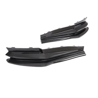 Diffuseur de pare-chocs arrière inférieur et extensions latérales en carbone sec style AX pour BMW G80 G81 M3 G82 G83 M4 Competition CS 2020-2026